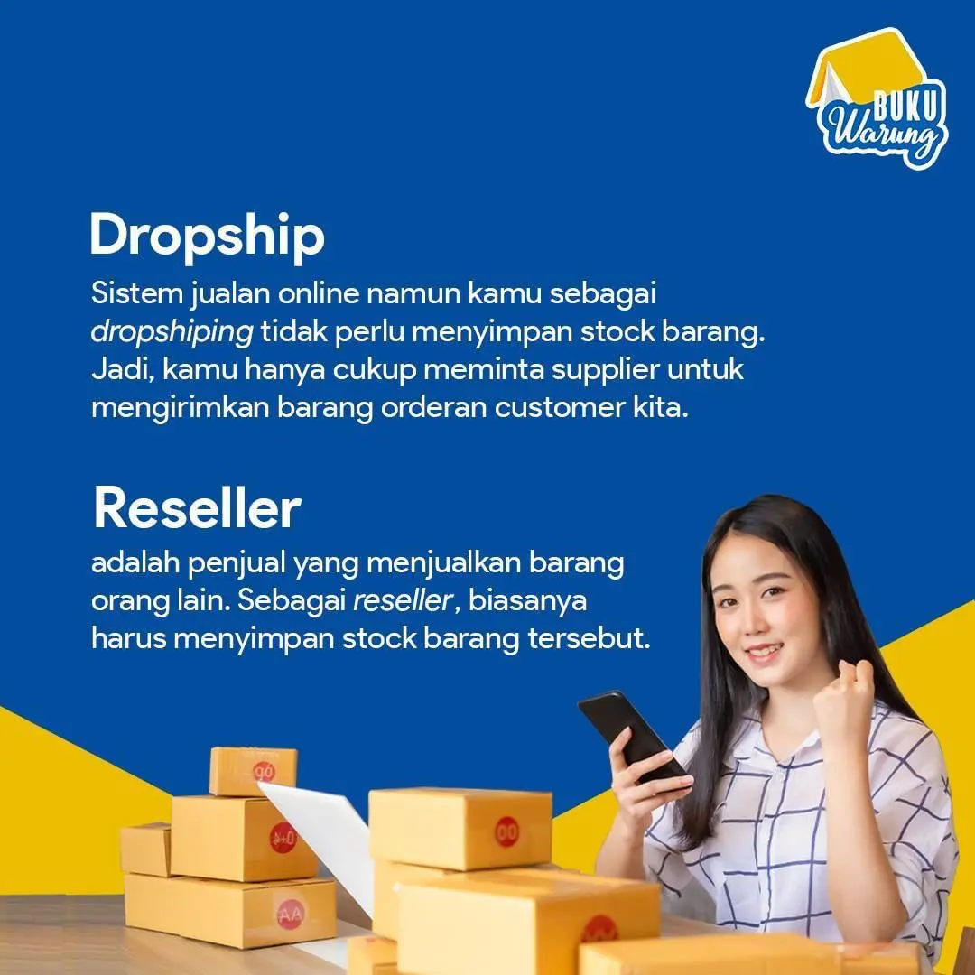 Mengenal Reseller dan Dropship 