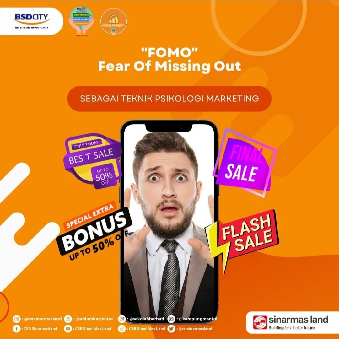 "FOMO" Fear Of Missing Out Sebagai Teknik Psikologi Marketing