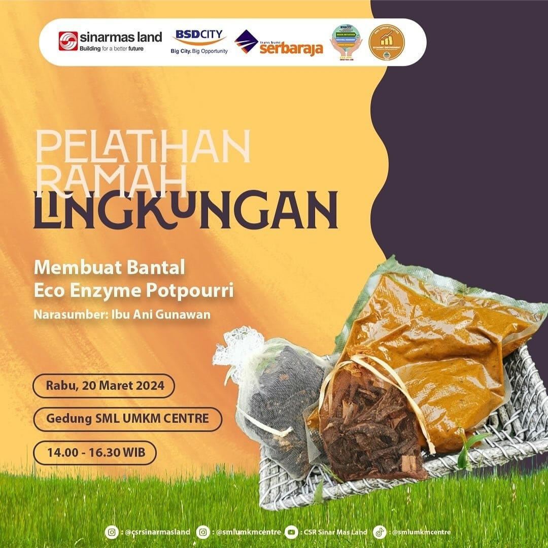 PELATIHAN RAMAH LINGKUNGAN Membuat Bantal Eco Enzyme Potpourry